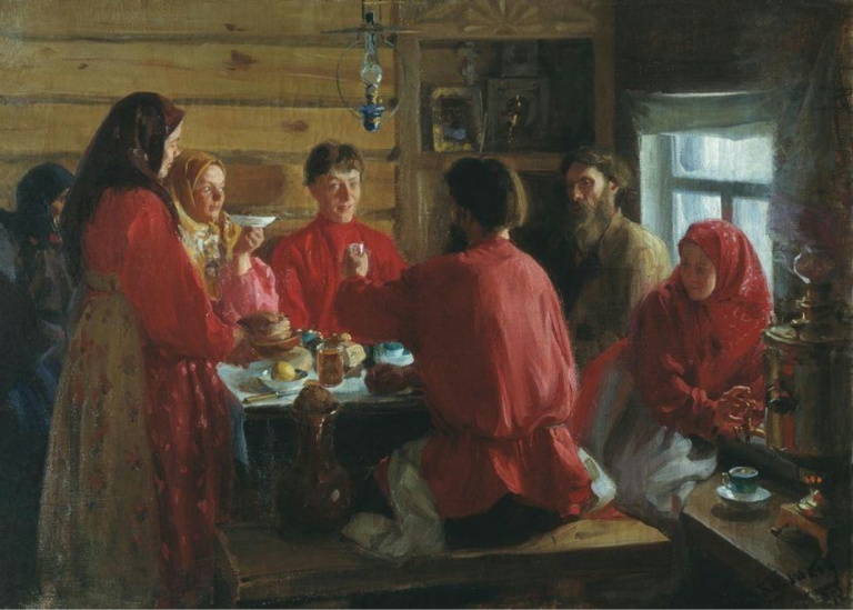 Kulikov_In_a_peasant's_house